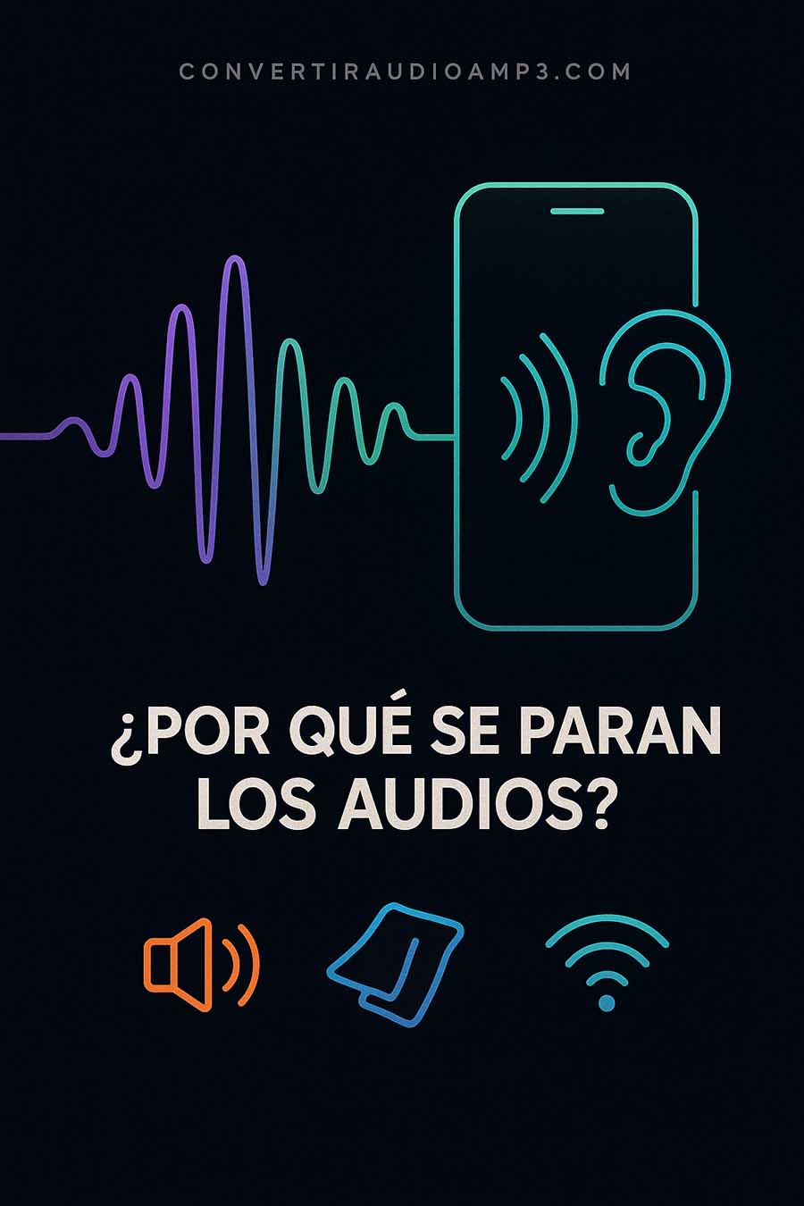 Ilustración del sensor de proximidad que hace que los audios de WhatsApp se paren. Representa por qué se detienen los audios de WhatsApp y cómo interviene el sensor.